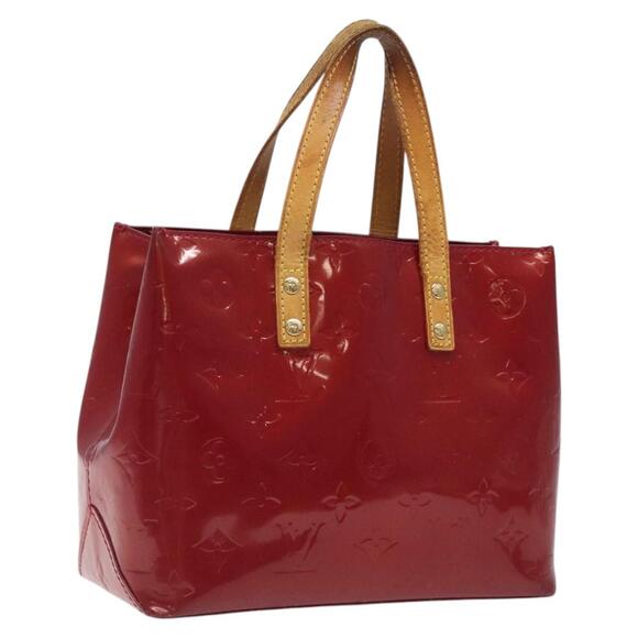 LOUIS VUITTON Monogram Vernis Reade PM Hand Bag Pomme D'amour M91990 - Picture 1 of 16